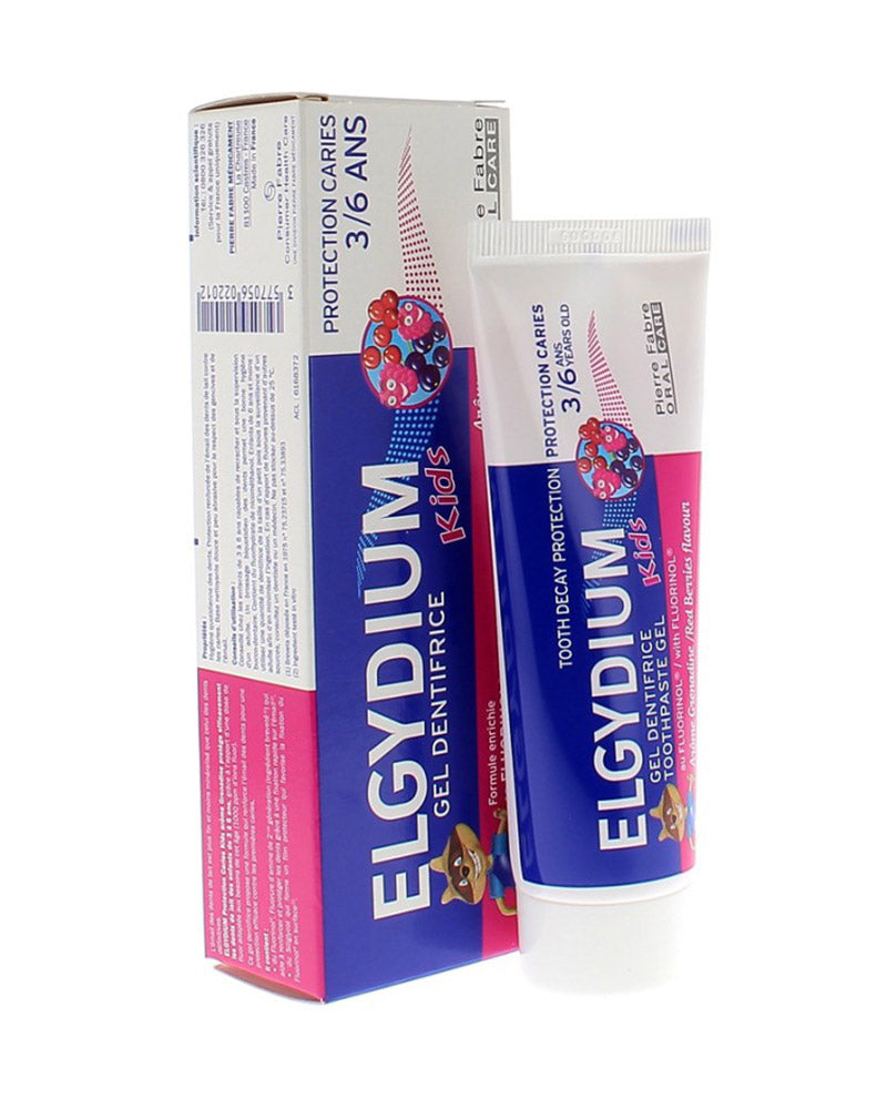 Elgydium Dentifrice Grenadine Junior 50ml 3-6ans