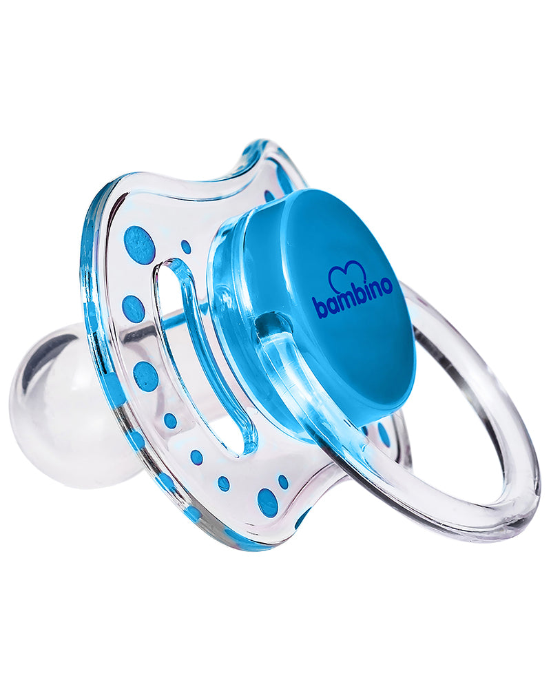 Orthodontic Silicone Pacifier Blue Bambino 6-18m