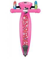 Trottinette Globber 3 Roues 4 En 1 Primo Lumineuse Fantasy 3ans+ - Rose