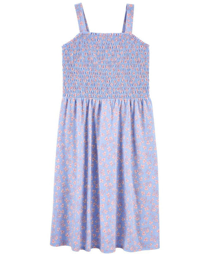 Robe en Jersey à Fleurs OshKosh - Bleu