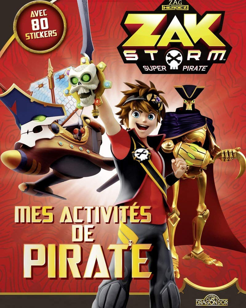 My Zak Storm pirate activities - With 80 stickers