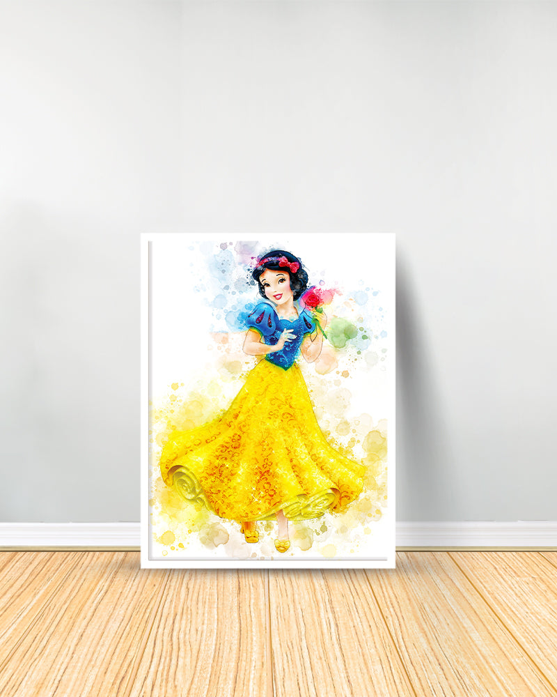 Un Tableau décoratif - Blanche Neige Disney Princesse - Blanc