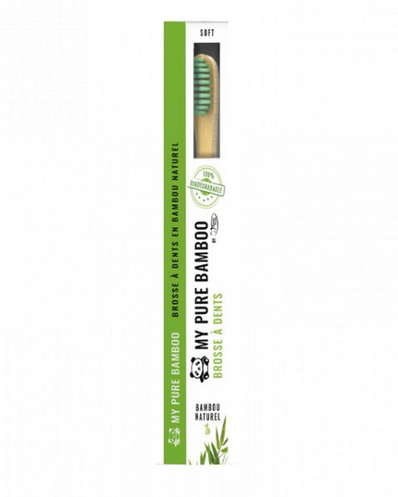 Denti-Smile Brosse à dent Bambou Medium - Vert