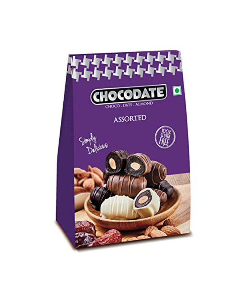 Chocodate Flat Gift Box Assorted - 150g