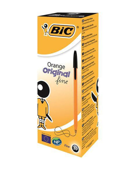 Stylo bille Bic Orange - Noir