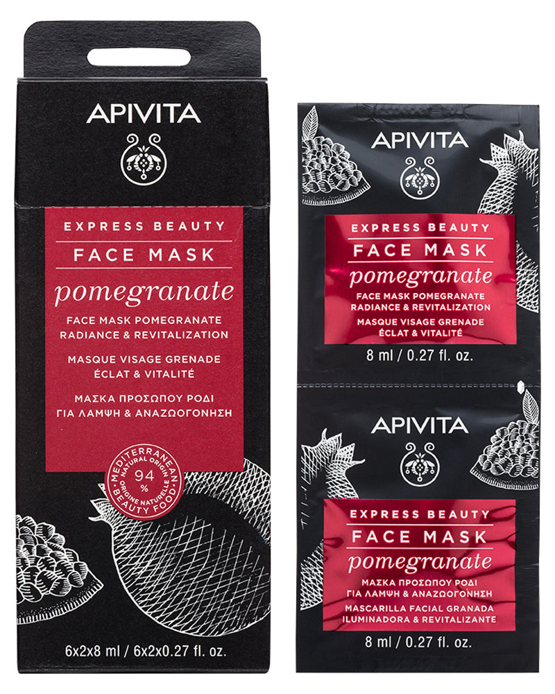 Apivita express beauty masque visage raisin 2x8ml - Pomegranate