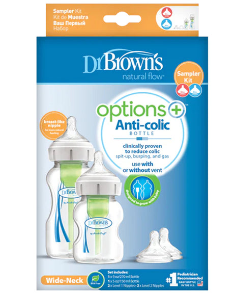 Dr. Brown's Pack 2 biberons + 2 tétines