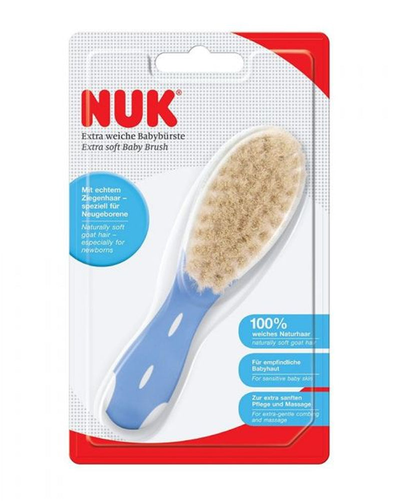 Brosse Poils Naturels NUK - Bleu