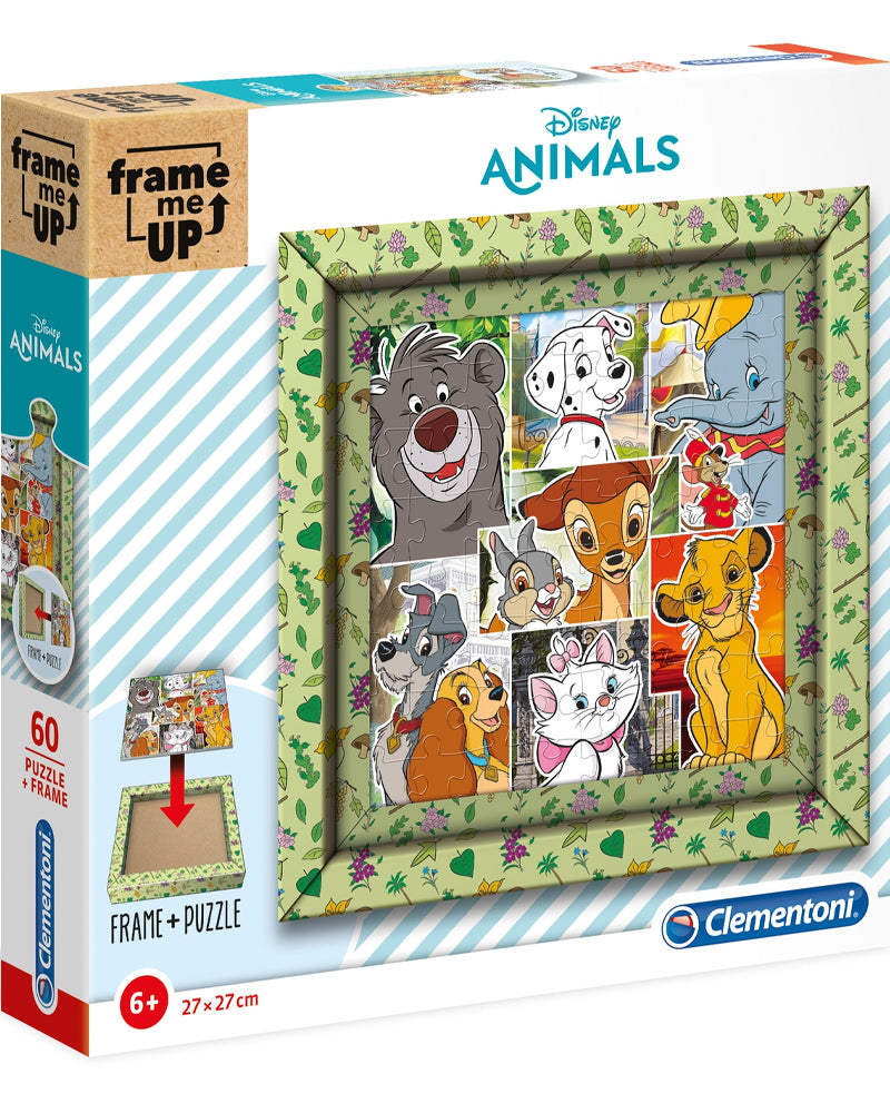 Clementoni Puzzle Frame Me Up Disney Animals 60pcs - 6A+