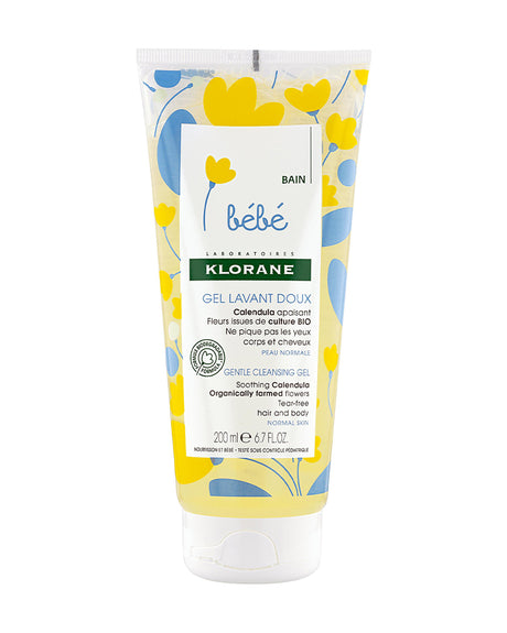 Klorane Bébé Gel lavant doux au Calendula apaisant - 200ml