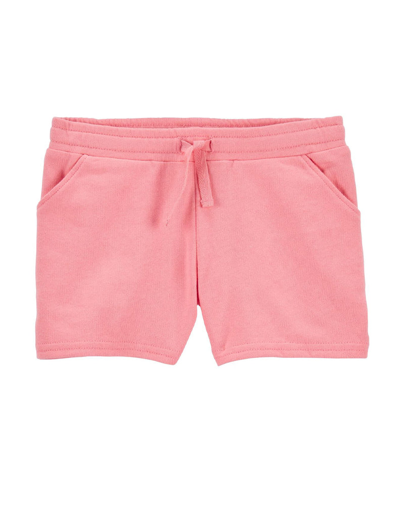 Short en molleton à enfiler Carter's - Rose