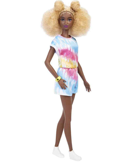 Barbie - Barbie Poupées Fashionista Combi Tie-Dye Multicolor 3A+