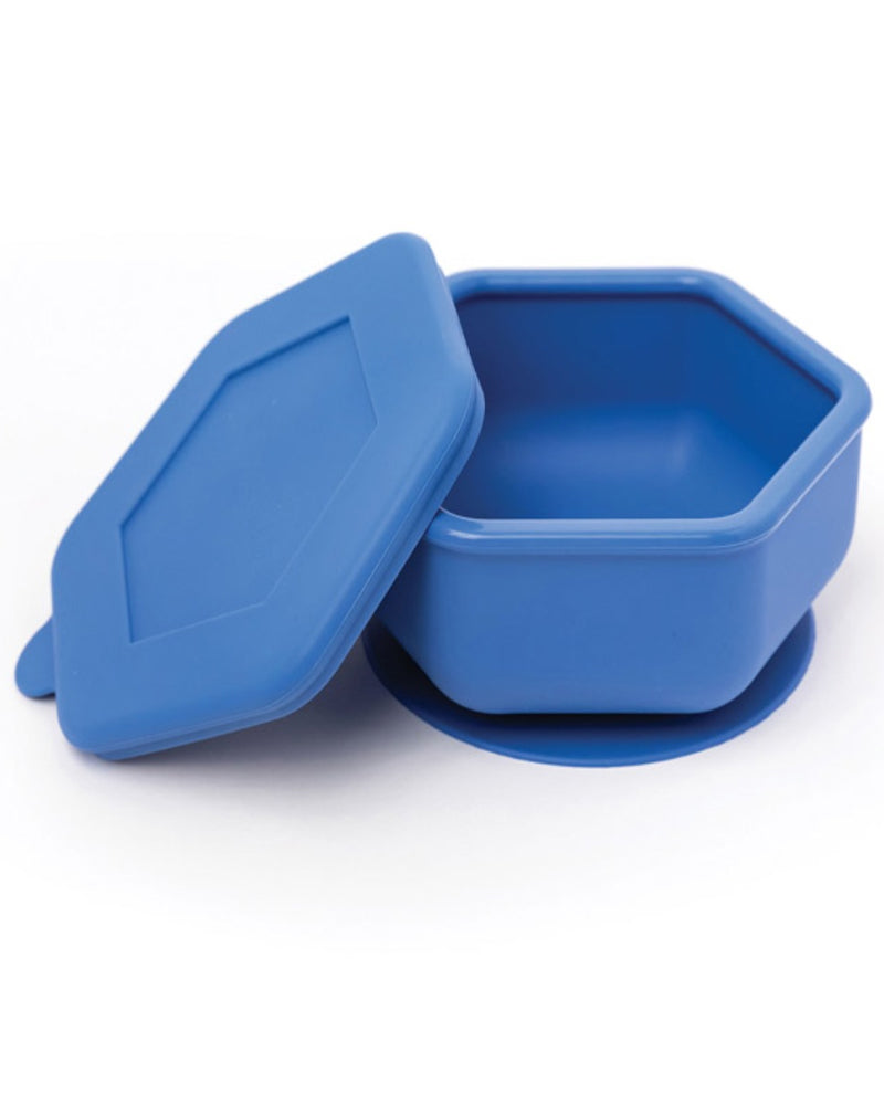 Tiny Twinkle Bowl with Silicone Lid - Blue