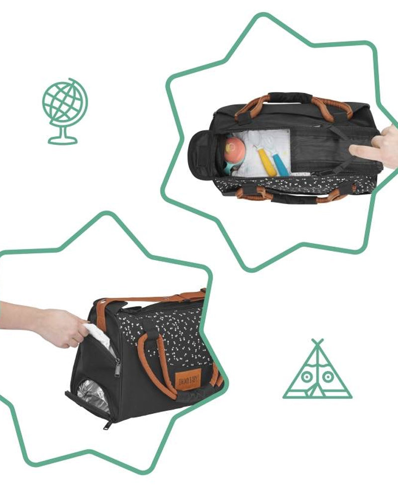 Borsa Fasciatoio Badabulle Pocketstyle - 23L, Con Accessori, Per Passeggino E Viaggi - Foto 9