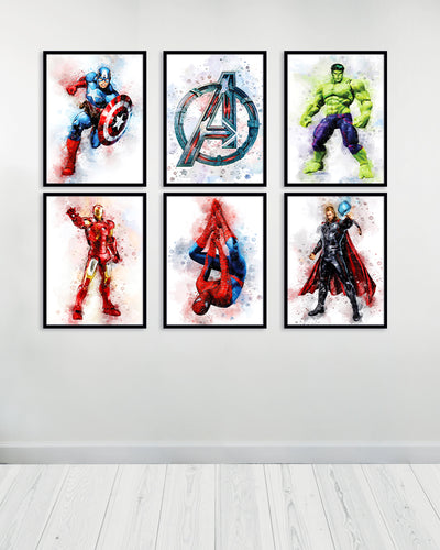 Tableau Avengers 5 pièces
