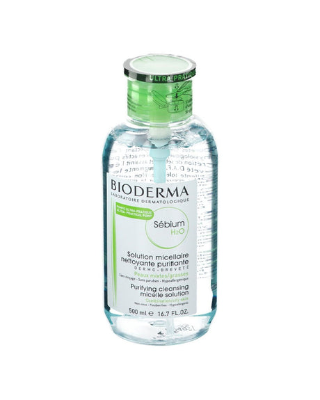 Bioderma Sébium H2O Eau micellaire nettoyante purifiante - 500ml