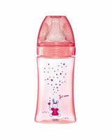 Dodie Anti-Colic Baby Bottle Initiation+ 270ml (0-6m) - Unicorn Pink