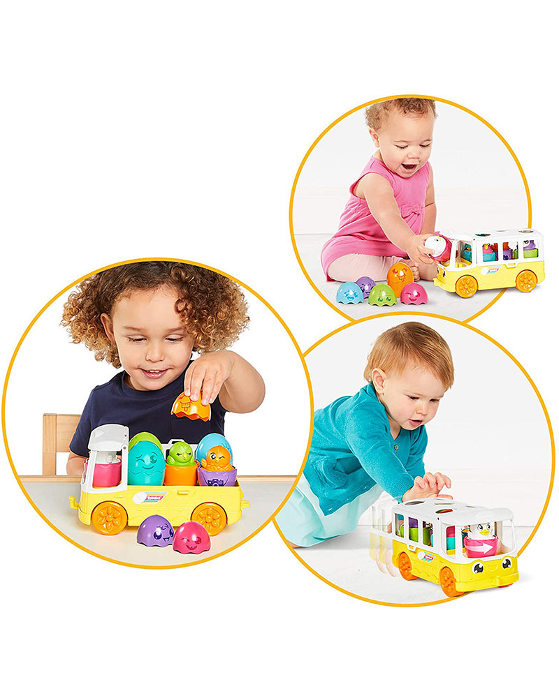 TOMY Toomies Le Bus des Oeufs Surprises 12-36m