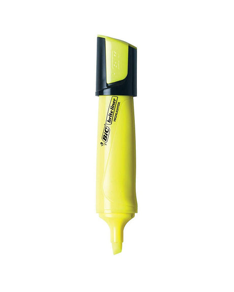 قلم تمييز بيك فلوريسنت بطرف مائل - أصفر