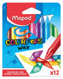 Maped Boîte de 12 Crayons Cire Wax