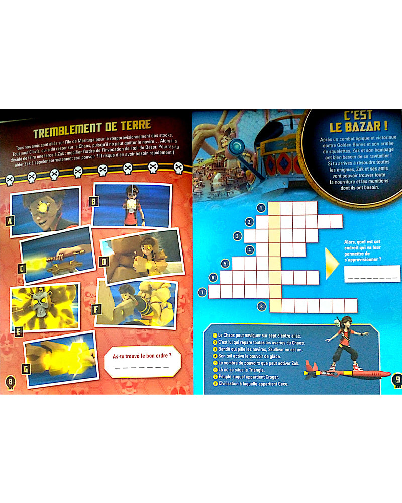 My Zak Storm pirate activities - With 80 stickers