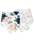 Tiny Twinkle Pack of 2 Bandana Bibs - Blush