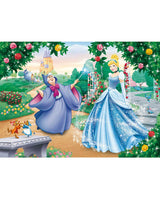 Cinderella 150Pcs Coloring Double-Sided Puzzle + Markers