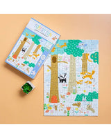 Boîte de puzzle et livre Forest Fun