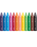 Maped Boîte de 12 Crayons Cire Wax Maxi