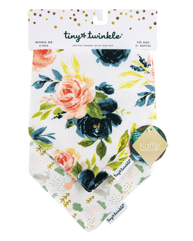 Pack de 2 baberos tipo bandana de Tiny Twinkle - Rubor