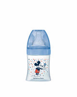 Dodie Anti-Colic Baby Bottle Round Nipple 150ml (0-6m) - Blue Mickey