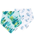Tiny Twinkle Pack of 2 Bandana Bibs - Forest