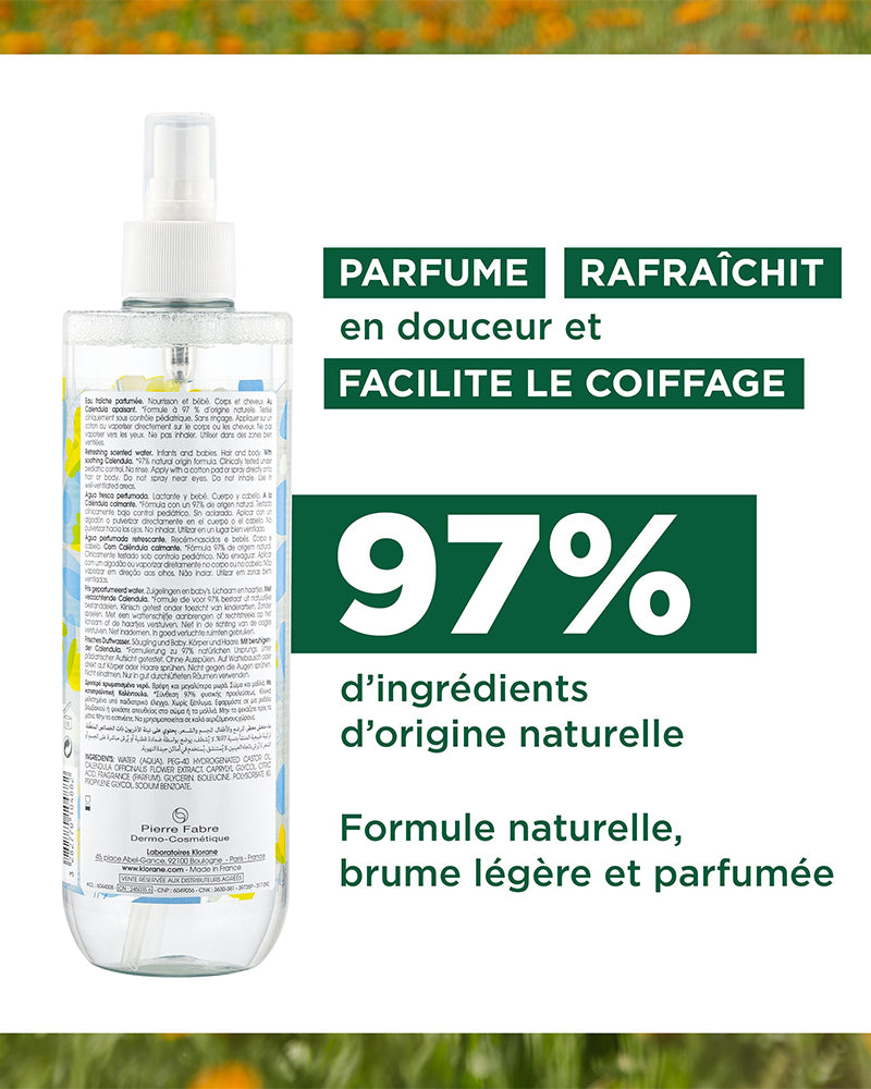 Klorane Bébé Eau fraîche parfumée au Calendula apaisant - 500ml