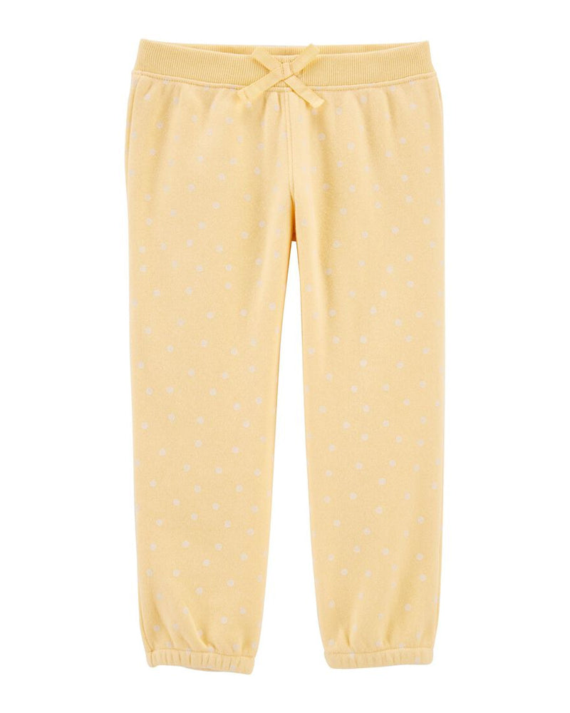 OshKosh Pantalon de Jogging En Molleton À Pois - Jaune