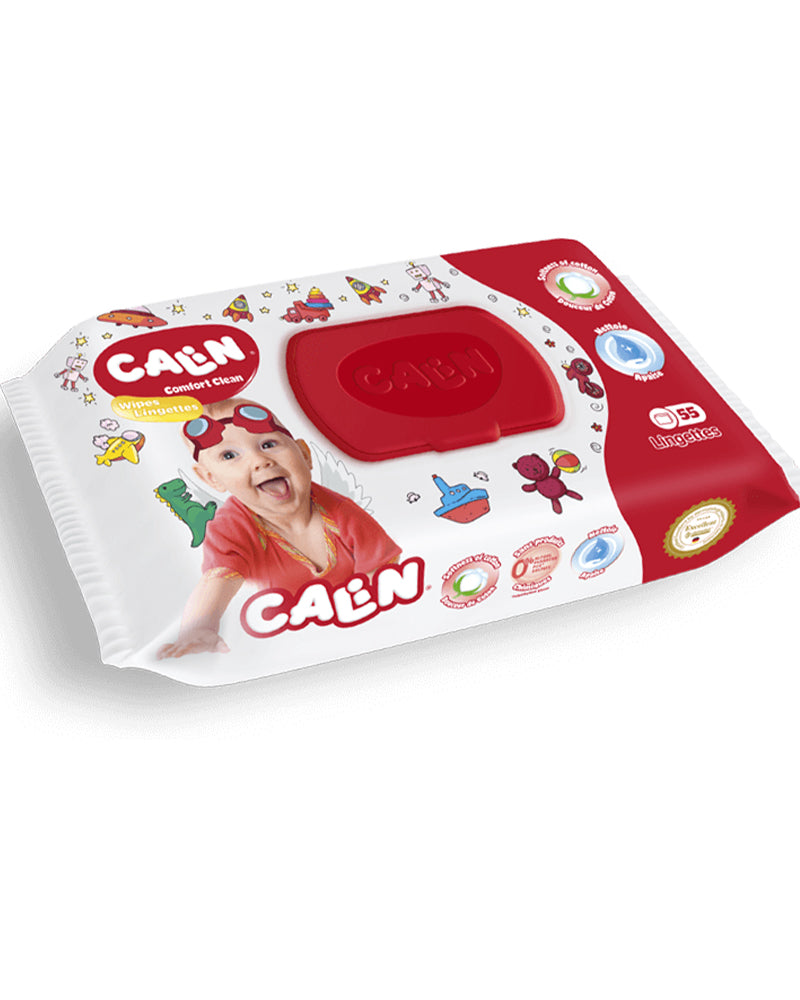 Calin Lingettes Bébé - 55 Unités