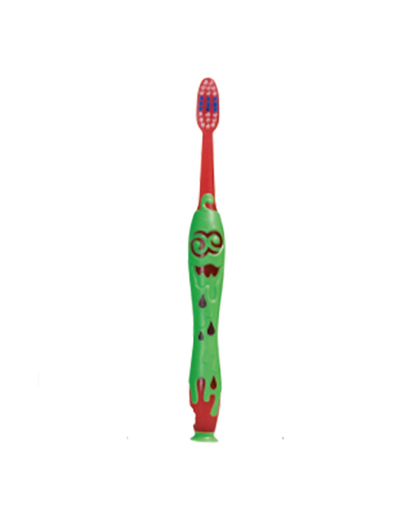 Elgydium Brosse à Dent Monster 2-6ans - Vert/Rouge