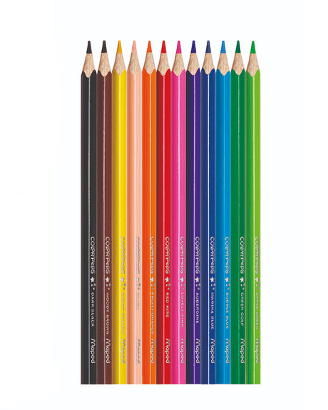 Maped Boîte de 12 Crayons color'peps 18cm