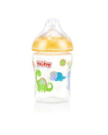 Biberon Nûby en polycarbonate col large 0m+ 270ml - Orange
