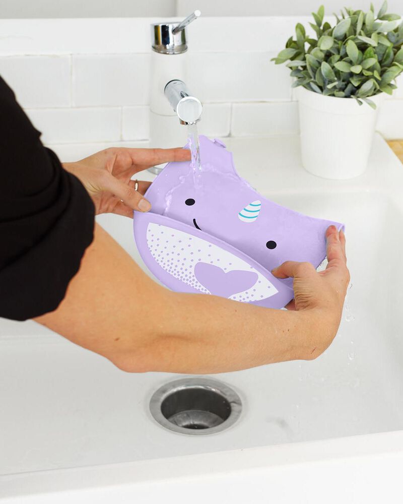 Skip Hop Bavoir Silicone Zoo - Narval