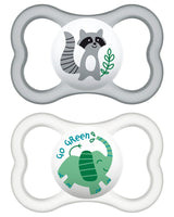 MAM Air Pacifier 6M+ Raccoon Washer