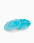 Twistshake 3 Compartment Plate with Lid - Blue