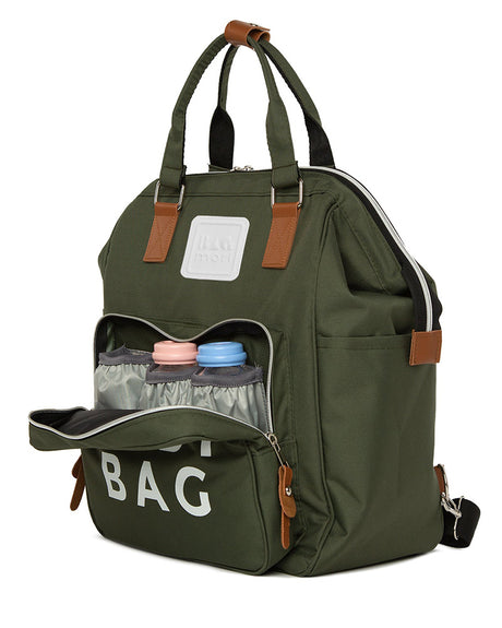 BAGmori Sac à langer Baby Bag Backpack - Kaki