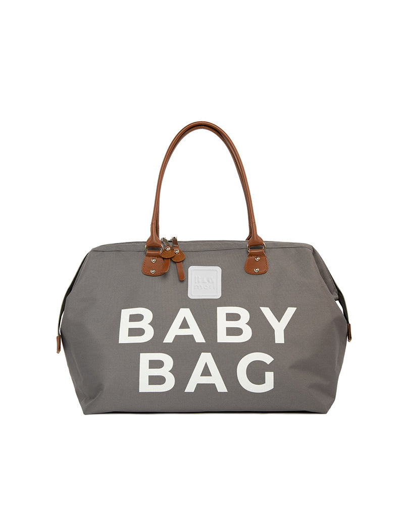 BAGmori Sac à langer Baby Bag Gris