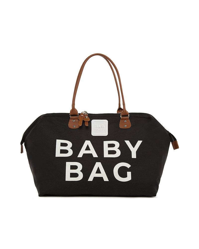 BAGmori Sac à langer Baby Bag Noir