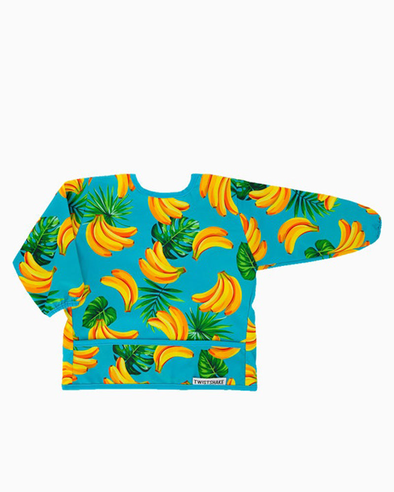 Long-sleeved bib - Banana