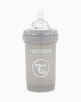 Twistshake Anti-Colic Baby Bottle 180ml 0M+ - Grey