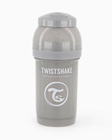 Twistshake Anti-Colic Baby Bottle 180ml 0M+ - Grey