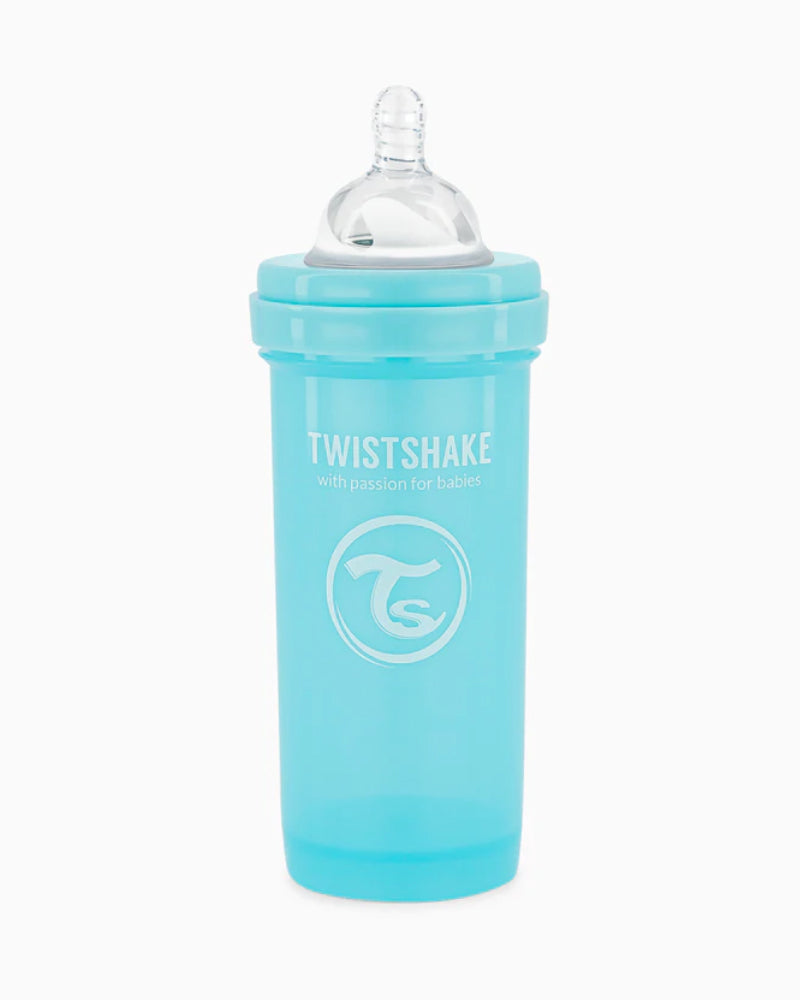 Biberon Anti-Colique Twistshake 260ml 2M+ - Bleu