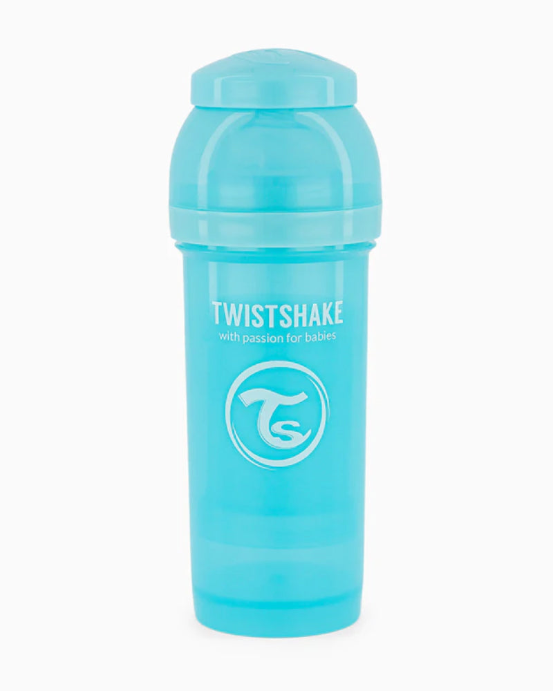 Biberon Anti-Colique Twistshake 260ml 2M+ - Bleu