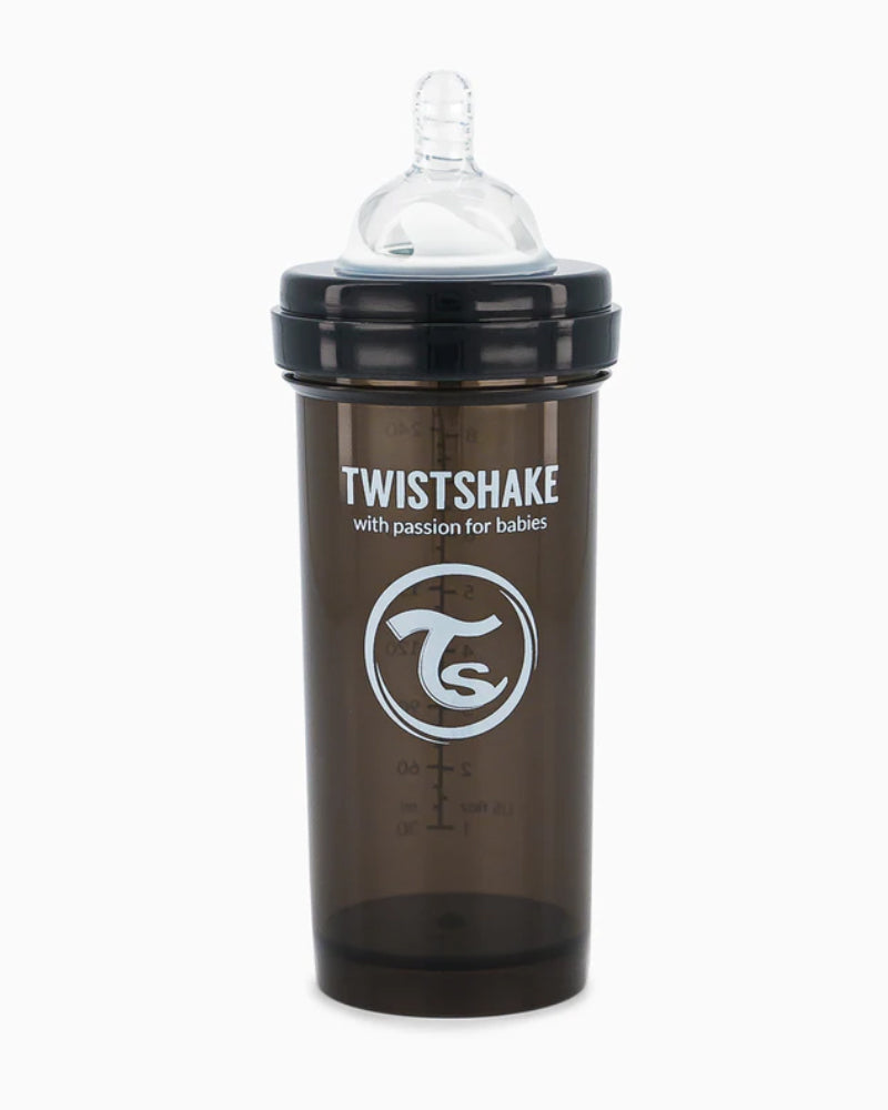 Twistshake Anti-Colic Baby Bottle 260ml 2M+ - Black